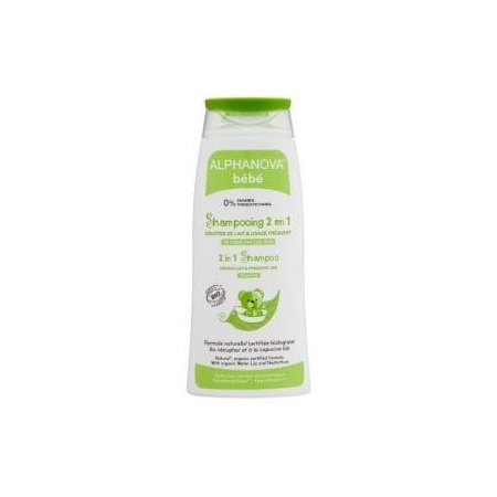 ALPHANOVA BEBE Delikatny szampon do włosów dla skóry atopowej Bio 200ml